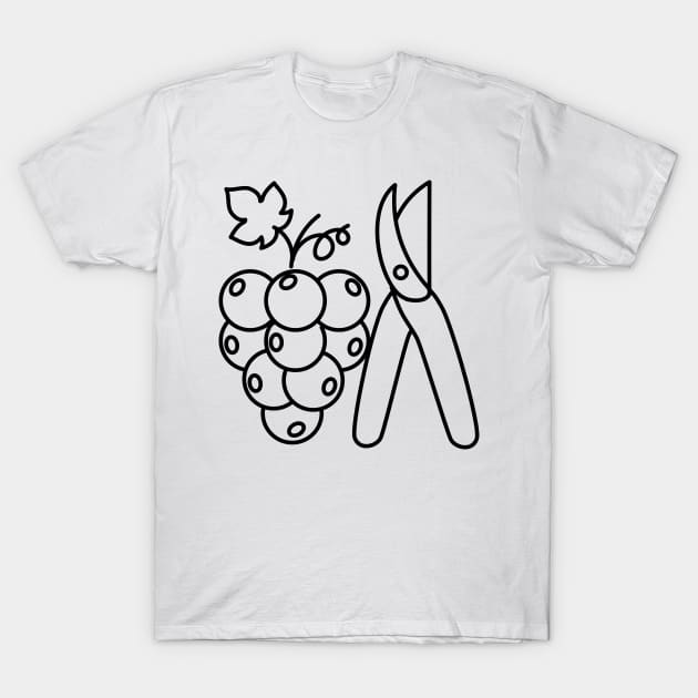 Wine Grapes T-Shirt by SWON Design